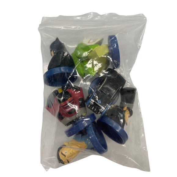 Batman Toonami Mini Bust Figures Joker Penguin Batmobile Bruce Wayne - Picture 12 of 12